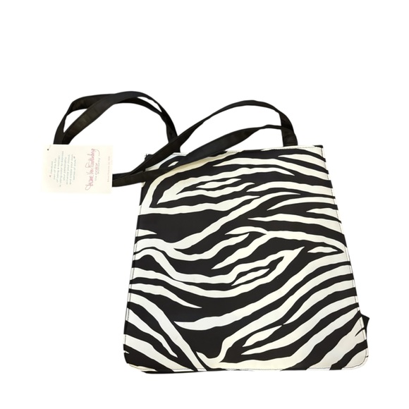 Diane Von Furstenberg Vintage NWT‎ Color Authority Zebra Print Purse - Picture 3 of 4